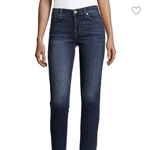 7 For All Mankind Gwenevere faded wash midrise jeans Size Womens 30
